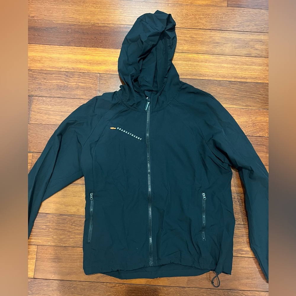 Orangetheory OTF Windbreaker Black Orange Sz. S NWOT